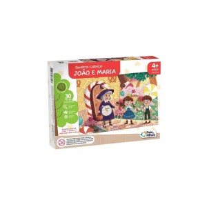 Quebra-cabeça Madeira 30 peças João e Maria - Pais e Filhos