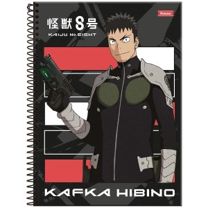 Caderno 1 Matéria Universitário Espiral Kaiju N°8 - Foroni