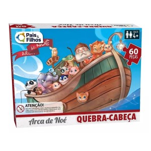 Quebra-cabeça 60 peças Arca de Noé - Pais & Filhos