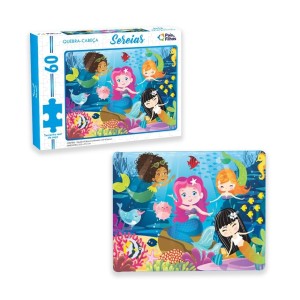 Quebra-cabeça 60 peças Sereias - Pais & Filhos
