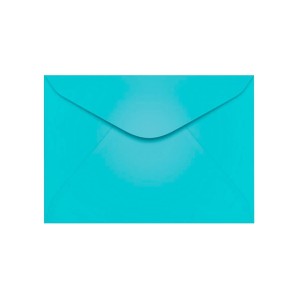 Envelopes para Carta Azul Turquesa - 100 Unidades - Scrity