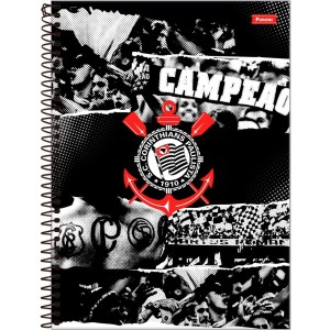 Caderno 15 Matérias Universitário Espiral Corinthians - Foroni