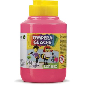 Tinta Guache 250ml Rosa - Acrilex