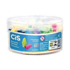 Borracha Ponteira p/ Lápis - Caixa c/ 96 unidades - Cis