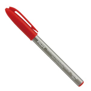 Caneta Marcador Retro Projetor 1.0 Vermelha - Caixa c/ 12 Unidades - Pilot